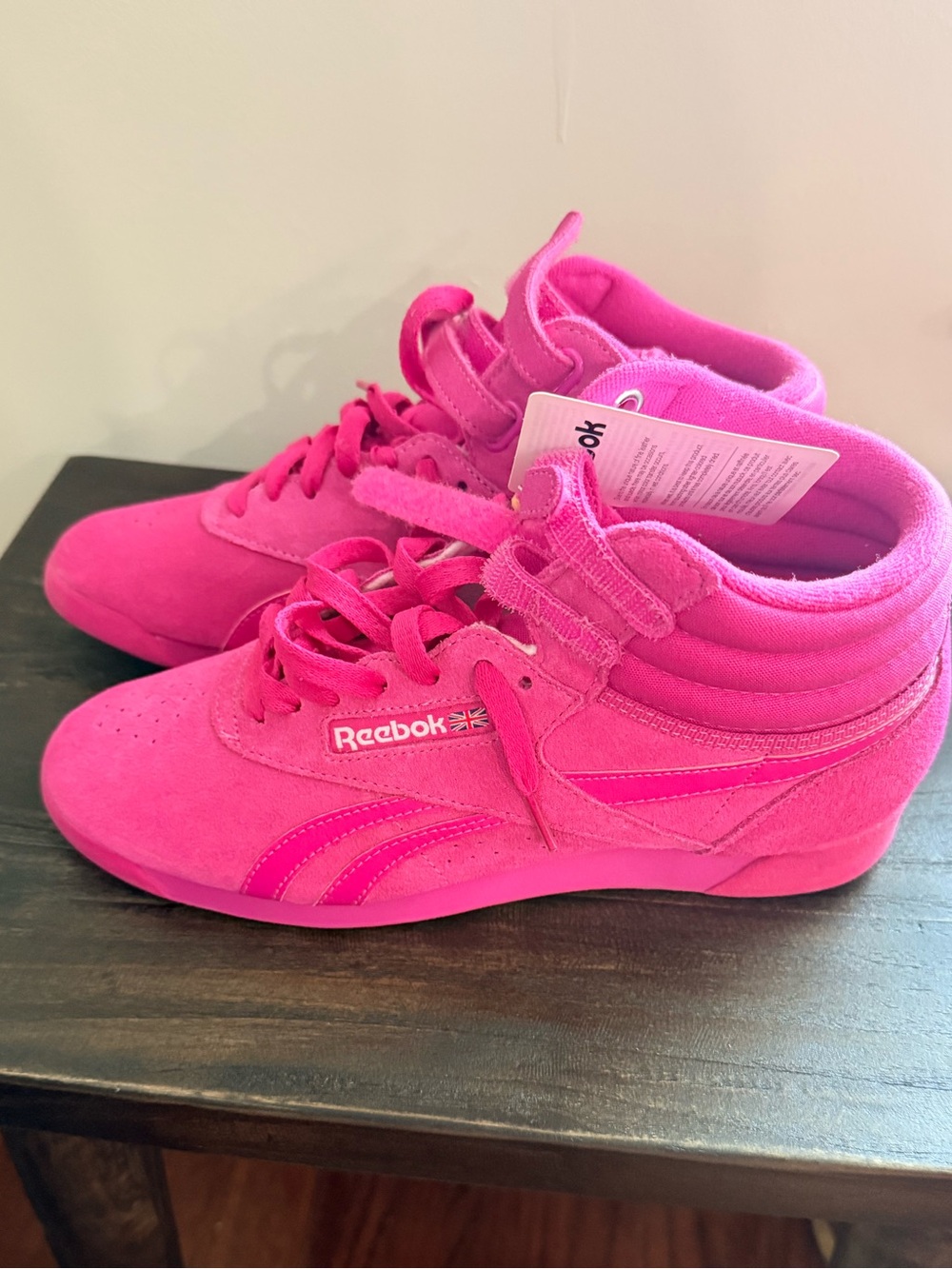 REEBOK Pink Classic High Tops -NWT